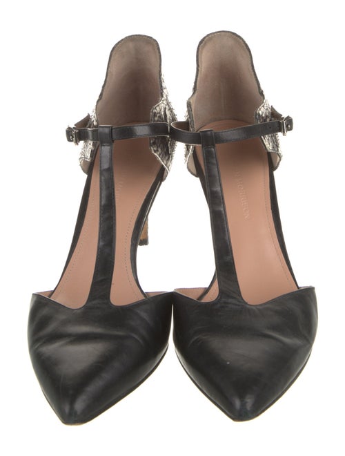 Sigerson Morrison Leather T-Strap Pumps