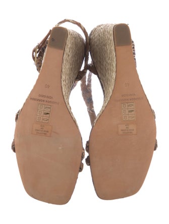 Sigerson Morrison Leather Espadrilles