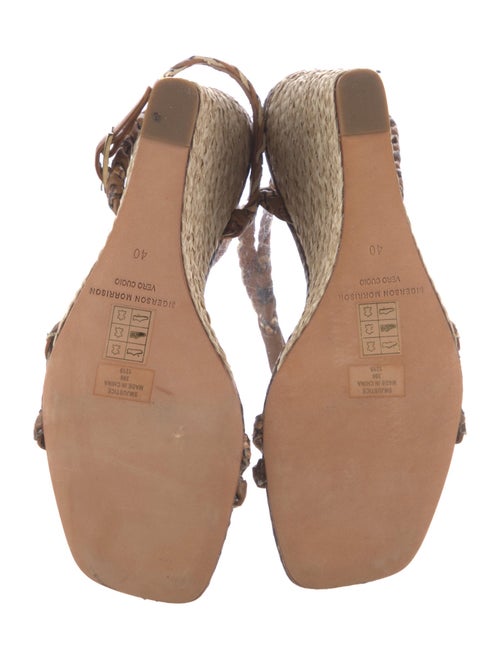Sigerson Morrison Leather Espadrilles