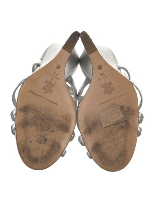 Sigerson Morrison Leather Slingback Sandals