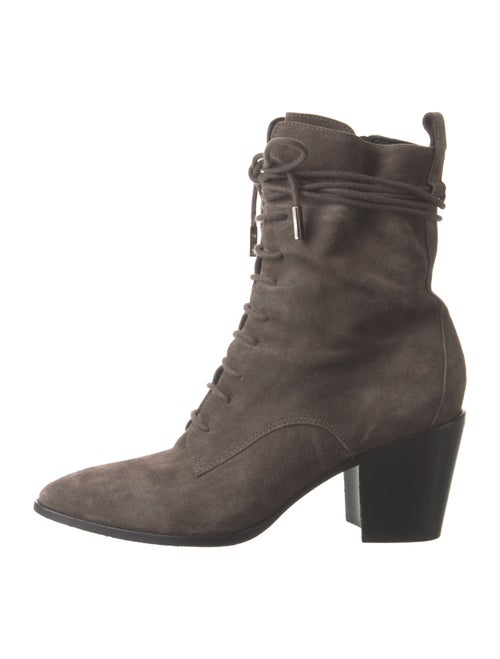 Sigerson Morrison Suede Combat Boots