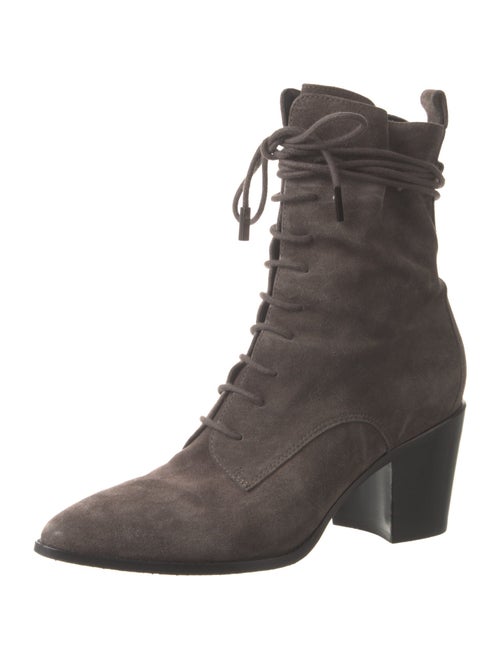 Sigerson Morrison Suede Combat Boots