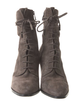 Sigerson Morrison Suede Combat Boots