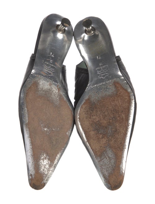 Sigerson Morrison Leather Slingback Flats