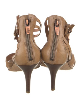 Sigerson Morrison Leather T-Strap Sandals