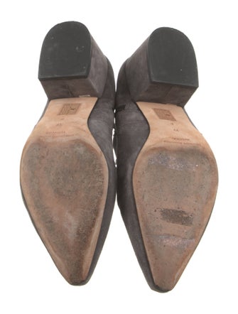 Sigerson Morrison Suede Crystal Embellishments Boots