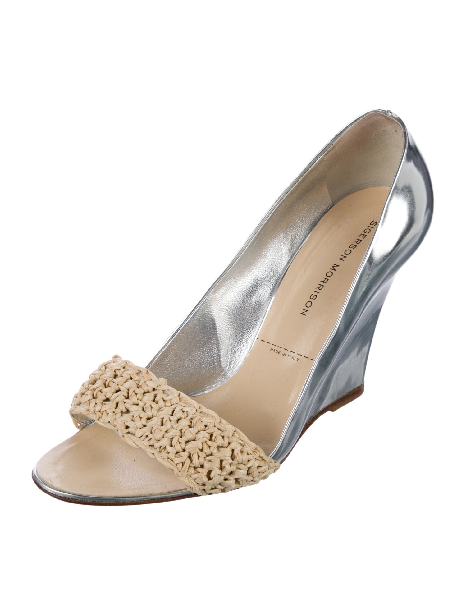 Sigerson Morrison Patent Leather Sandals