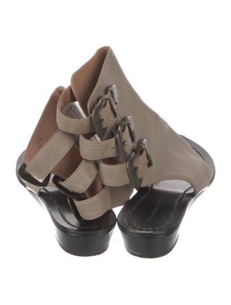 Sigerson Morrison Suede Slingback Sandals