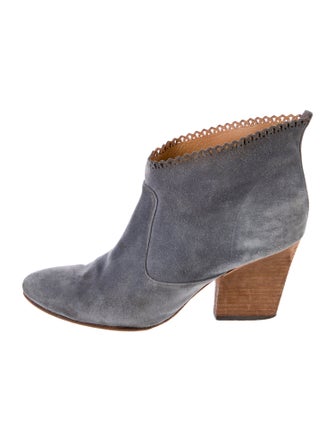 Sigerson Morrison Suede Lasercut Accents Boots