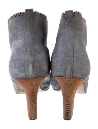 Sigerson Morrison Suede Lasercut Accents Boots
