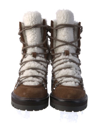 Sigerson Morrison Suede Combat Boots