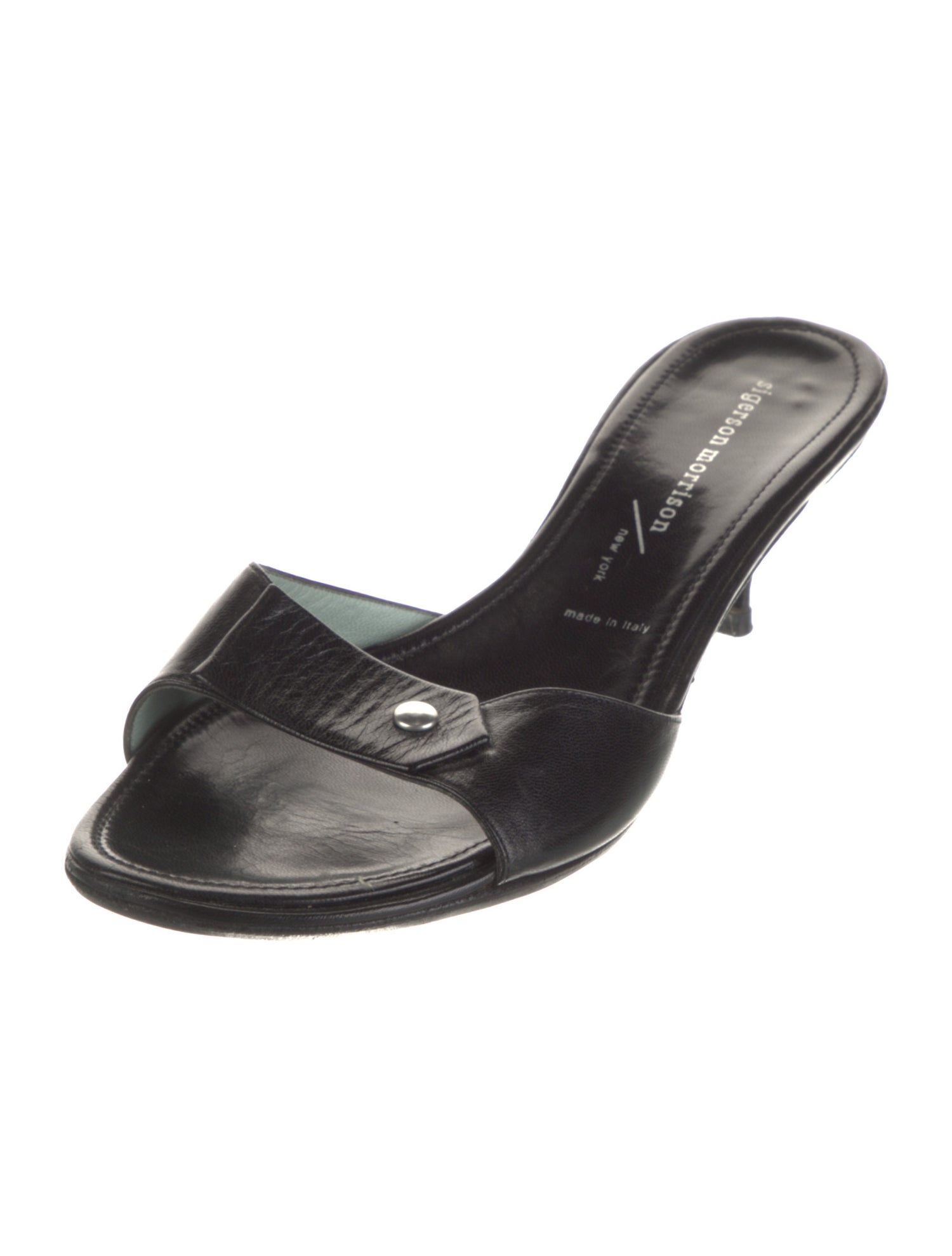 Sigerson Morrison Leather Slides