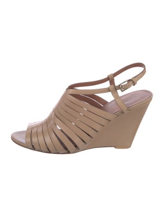 Sigerson Morrison Leather Slingback Sandals