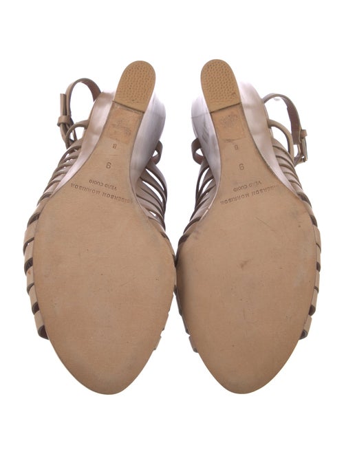 Sigerson Morrison Leather Slingback Sandals