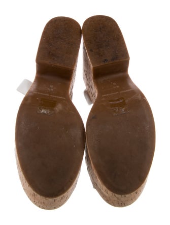 Sigerson Morrison Leather Animal Print Slingback Sandals