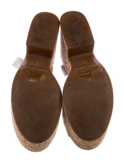 Sigerson Morrison Leather Animal Print Slingback Sandals