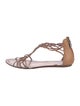 Sigerson Morrison Leather T-Strap Sandals