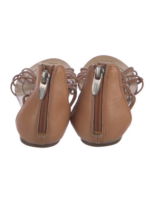 Sigerson Morrison Leather T-Strap Sandals