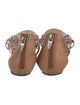 Sigerson Morrison Leather T-Strap Sandals