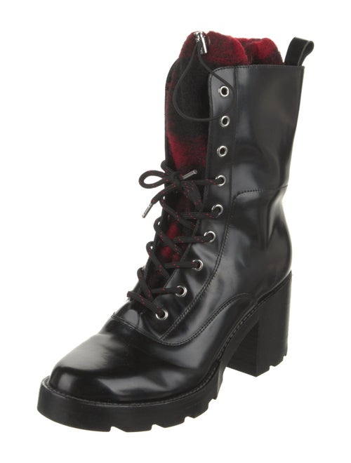 Sigerson Morrison Leather Combat Boots