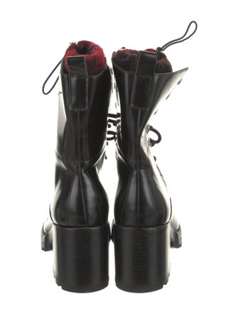 Sigerson Morrison Leather Combat Boots