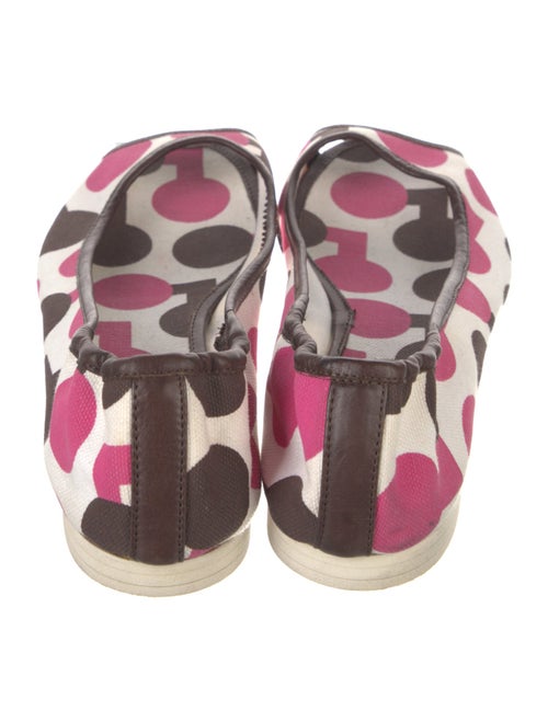 Sigerson Morrison Canvas Polka Dot Print Ballet Flats