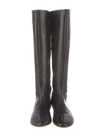 Sigerson Morrison Leather Lace-Up Boots