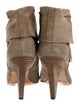 Sigerson Morrison Suede Tassel Accents Boots