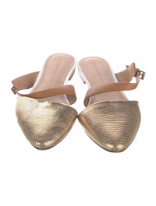 Sigerson Morrison Embossed Leather Mules