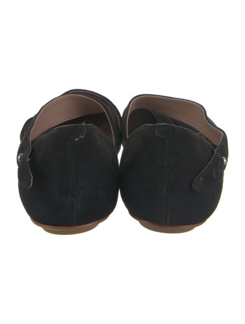 Sigerson Morrison Suede Cutout Accent Mary Jane Flats