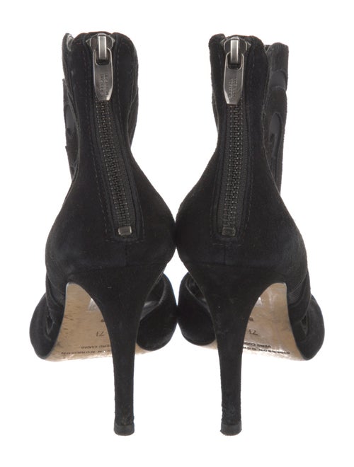 Sigerson Morrison Suede Mesh Accents Boots