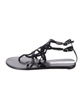 Sigerson Morrison Leather Gladiator Sandals