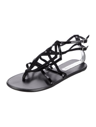Sigerson Morrison Leather Gladiator Sandals