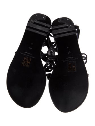 Sigerson Morrison Leather Gladiator Sandals