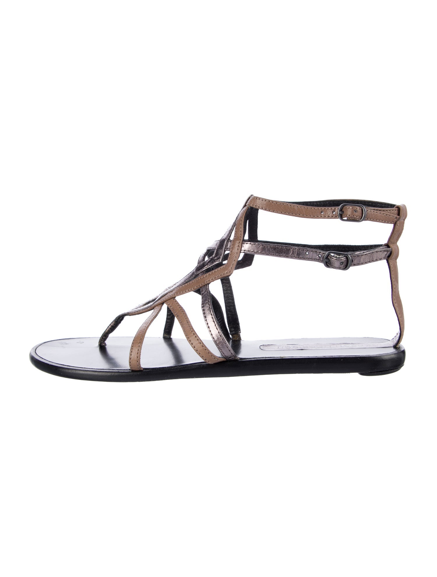 Sigerson Morrison Leather Gladiator Sandals