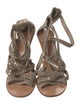 Sigerson Morrison Suede Gladiator Sandals