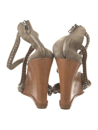 Sigerson Morrison Suede Gladiator Sandals