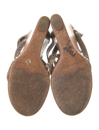 Sigerson Morrison Suede Gladiator Sandals