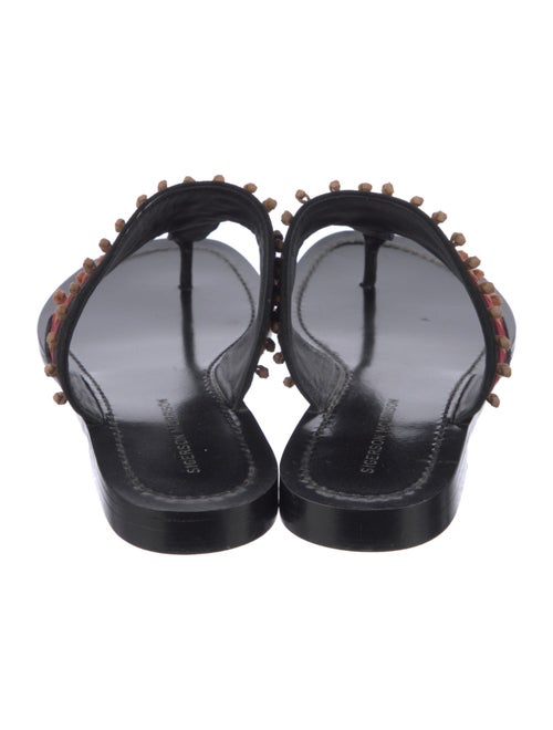 Sigerson Morrison Suede Printed Slides