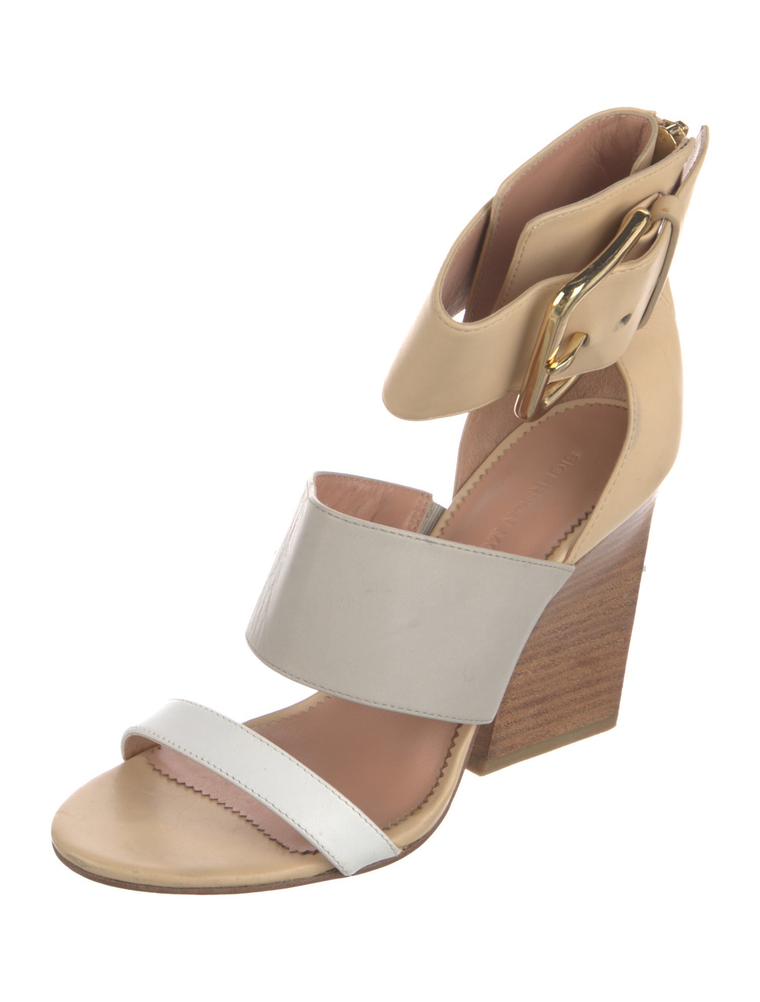 Sigerson Morrison Leather Printed Sandals