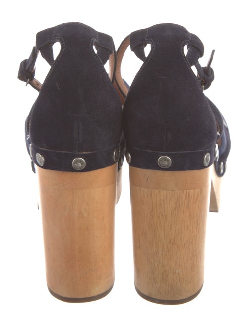 Sigerson Morrison Suede Patterned D'Orsay Pumps