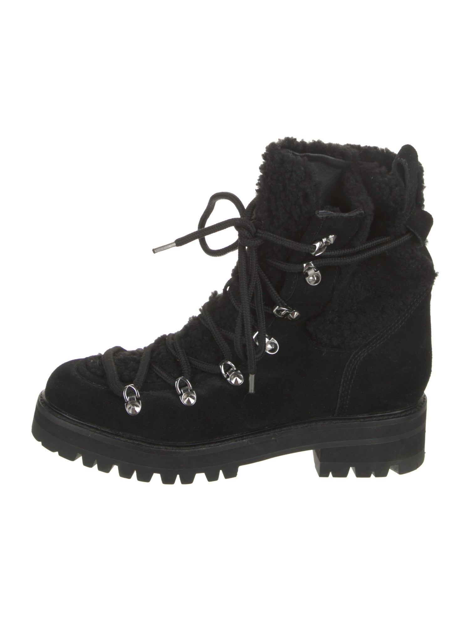 Sigerson Morrison Suede Combat Boots
