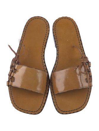 Sigerson Morrison Leather Slides