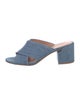 Sigerson Morrison Denim Slides