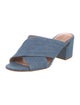 Sigerson Morrison Denim Slides
