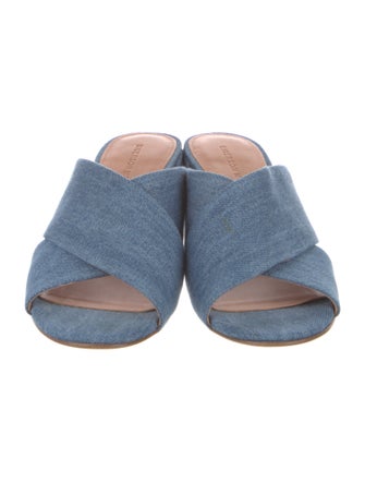 Sigerson Morrison Denim Slides