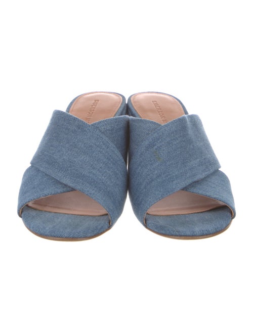 Sigerson Morrison Denim Slides