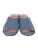 Sigerson Morrison Denim Slides