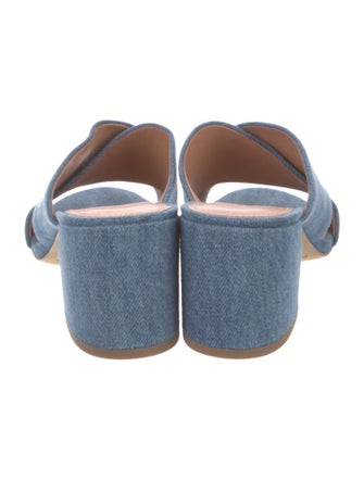 Sigerson Morrison Denim Slides