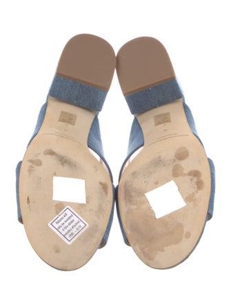 Sigerson Morrison Denim Slides